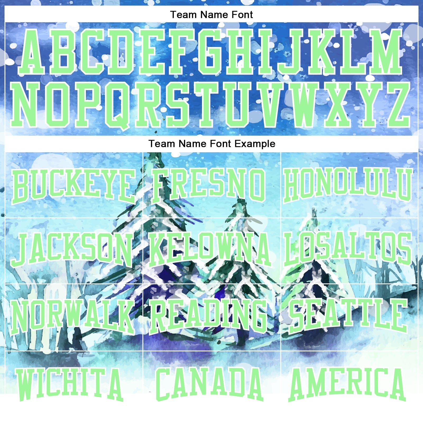 Custom Stitched White Pea Green Christmas Snowflakes 3D Sports Pullover Sweatshirt Hoodie view 3