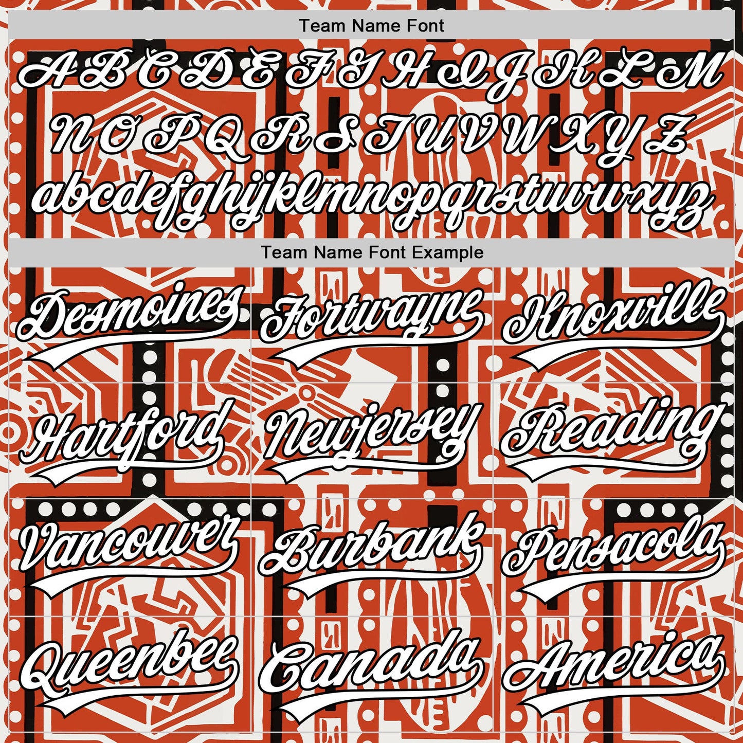 Custom Orange White-Black 3D Pattern Design Black History Month Authentic Baseball Jersey view 4