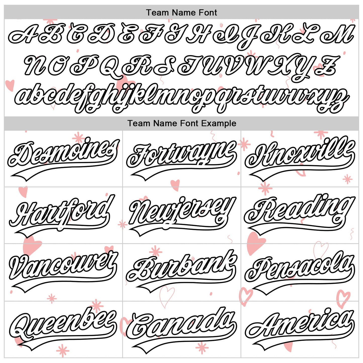 Custom White Black Pinstripe Black 3D Love Heart Valentine's Day Authentic Baseball Jersey view 4