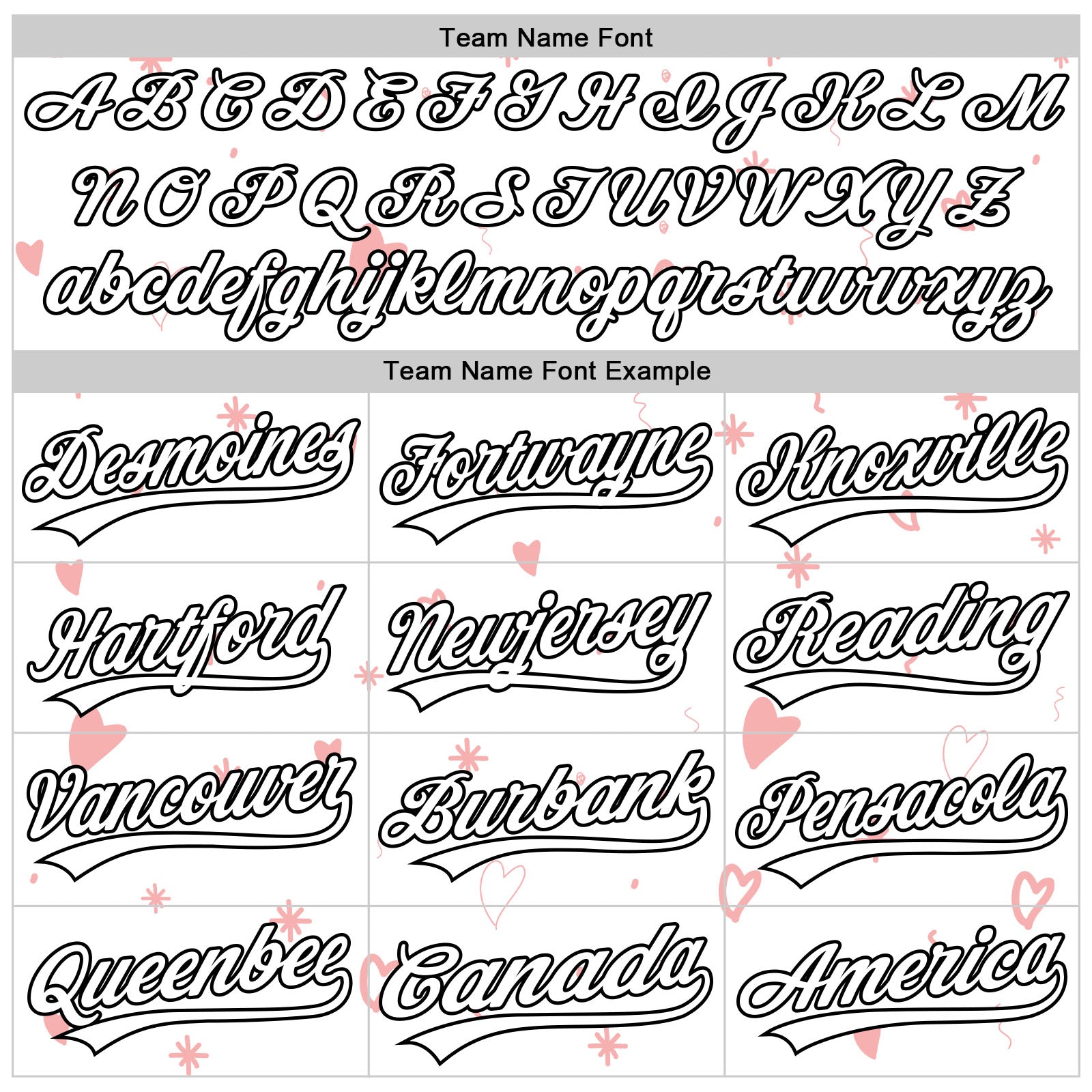 Custom White Black Pinstripe Black 3D Love Heart Valentine's Day Authentic Baseball Jersey view 4