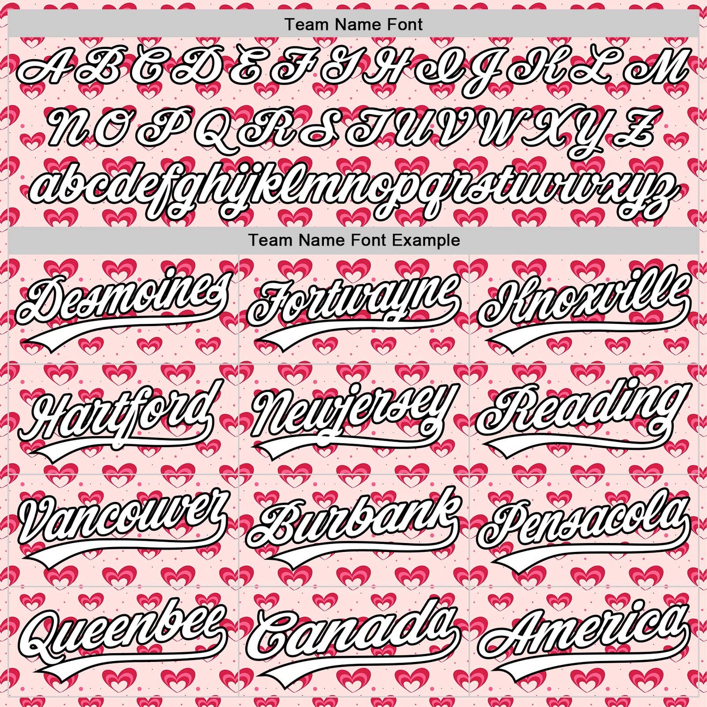 Custom Light Pink White-Black 3D Love Heart Valentine's Day Authentic Baseball Jersey view 4