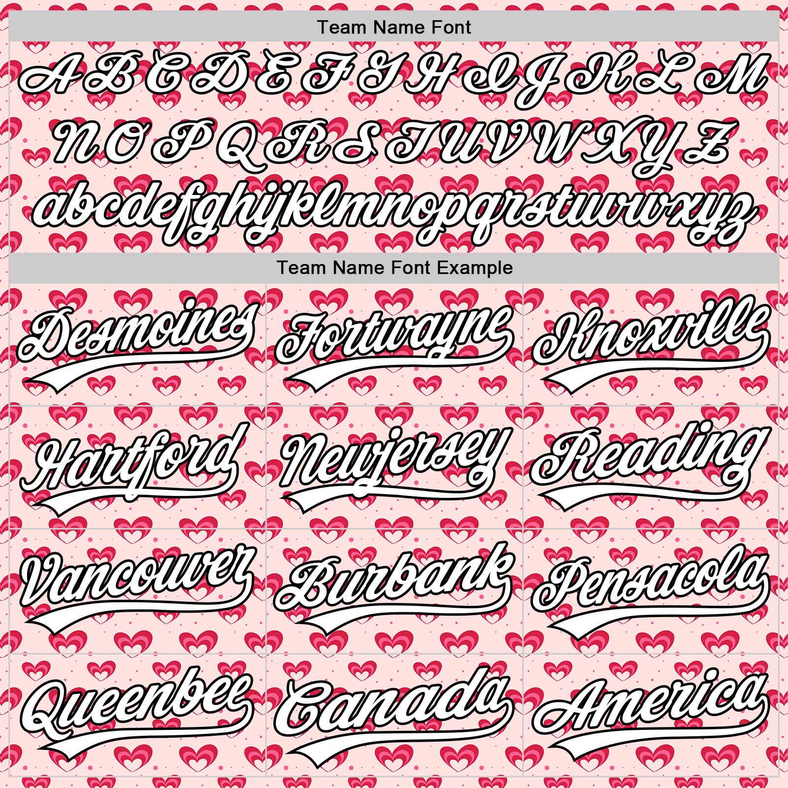 Custom Light Pink White-Black 3D Love Heart Valentine's Day Authentic Baseball Jersey view 4