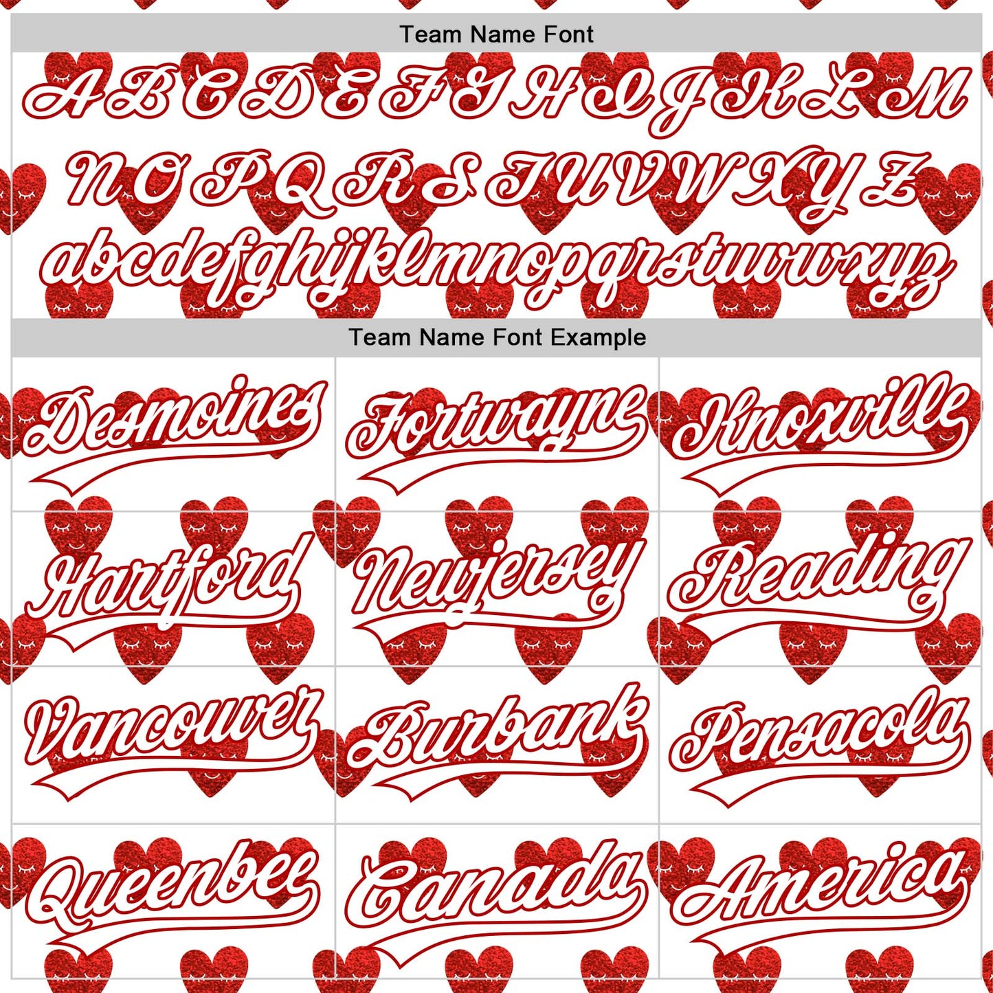Custom White Red 3D Love Heart Valentine's Day Authentic Baseball Jersey view 4