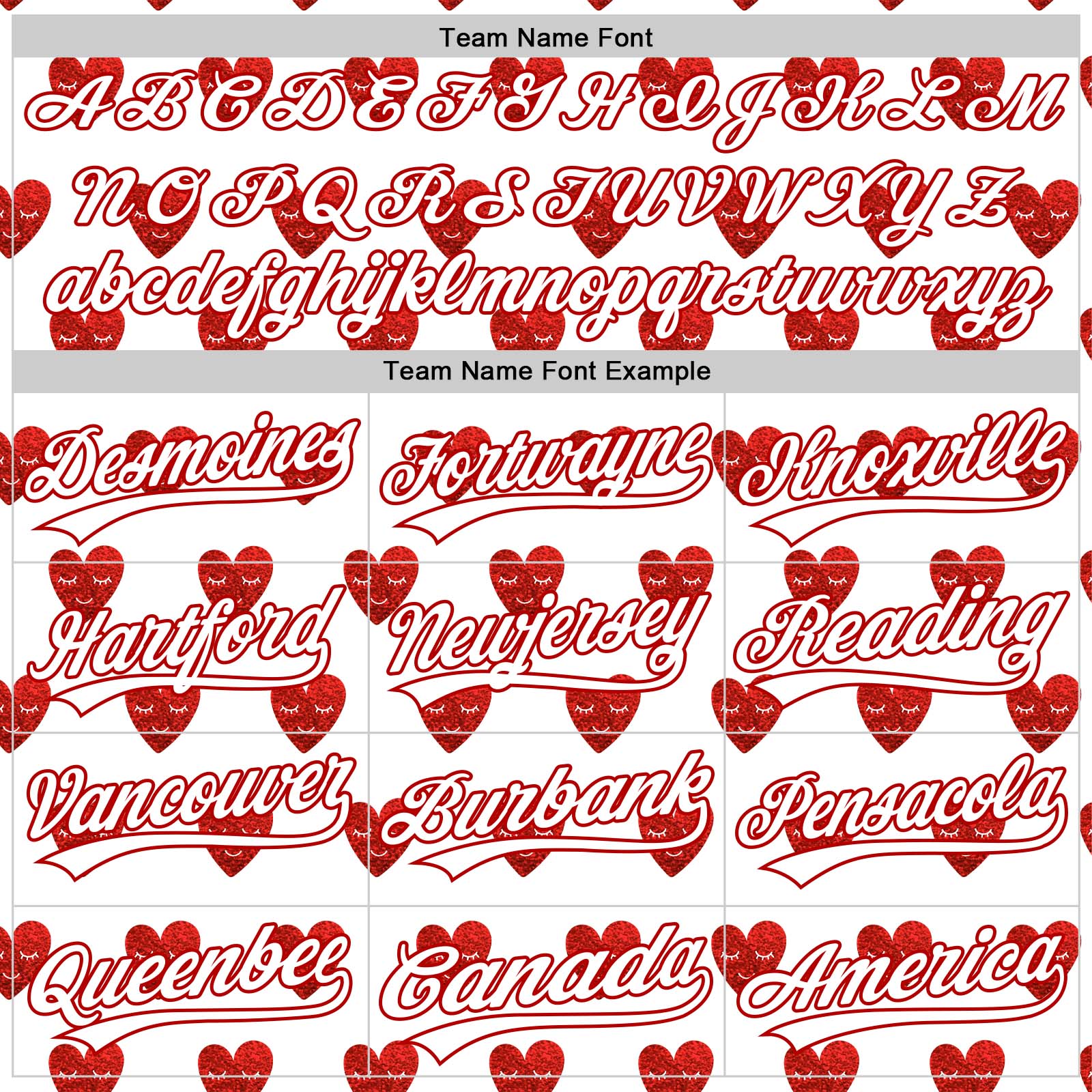 Custom White Red 3D Love Heart Valentine's Day Authentic Baseball Jersey view 4
