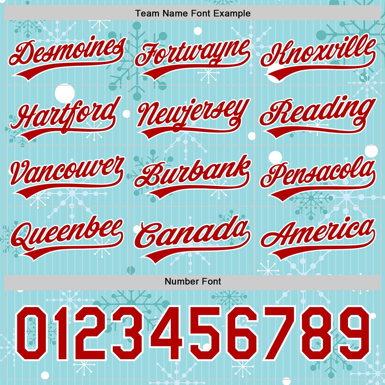 Custom Ice Blue Red-Kelly Green 3D Funny Christmas Authentic Baseball Jersey view 4