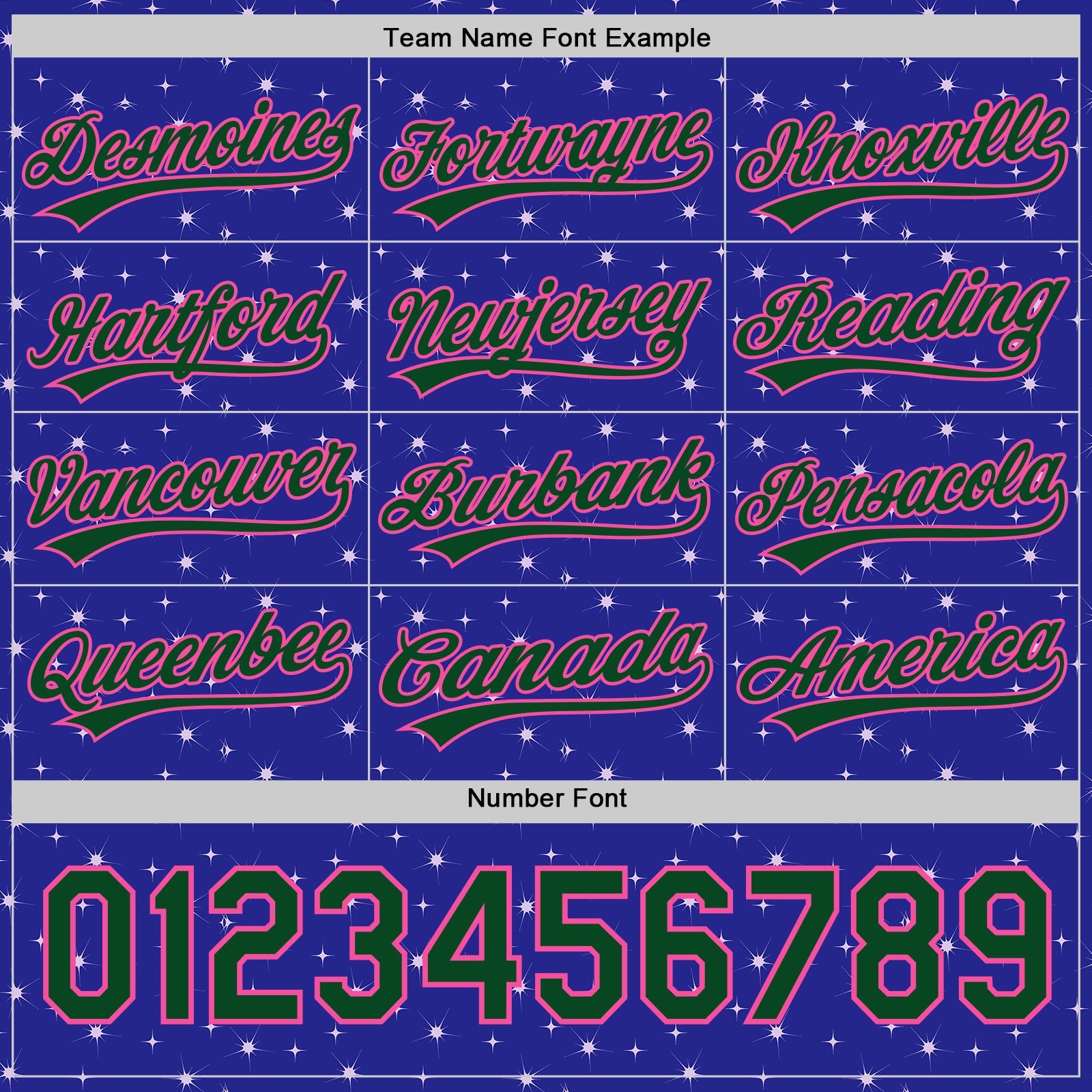 Custom Royal Green-Pink 3D Funny Christmas Authentic Baseball Jersey view 4