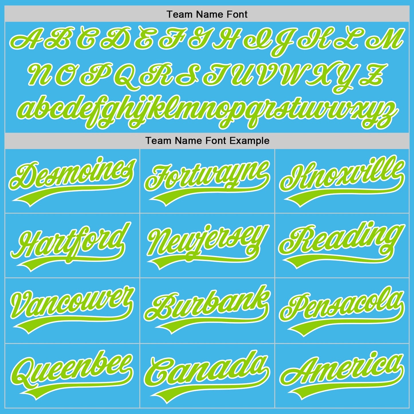 Custom Sky Blue Neon Green-White 3D Funny Christmas Authentic Baseball Jersey view 4