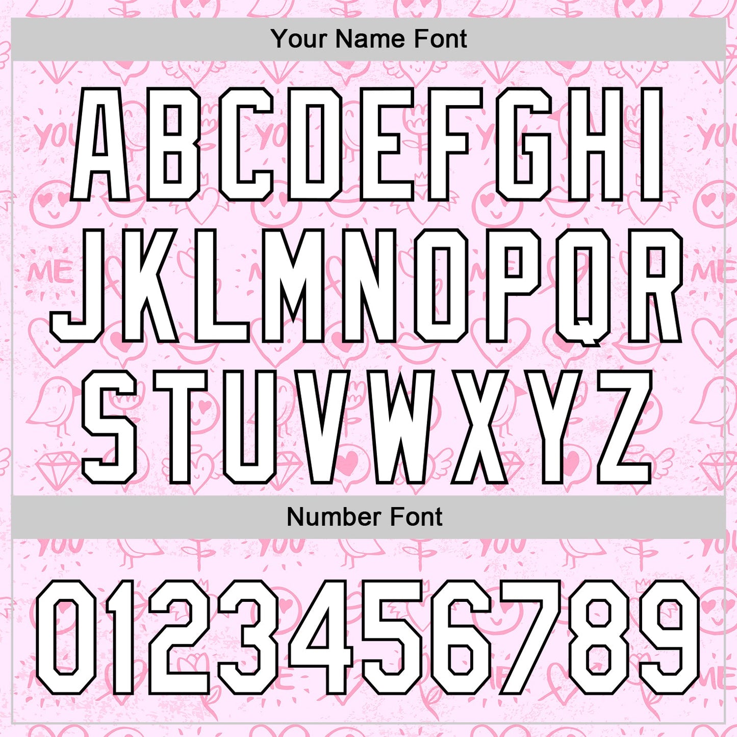 Custom Light Pink White-Black 3D Love Heart Valentine's Day Authentic Baseball Jersey view 5