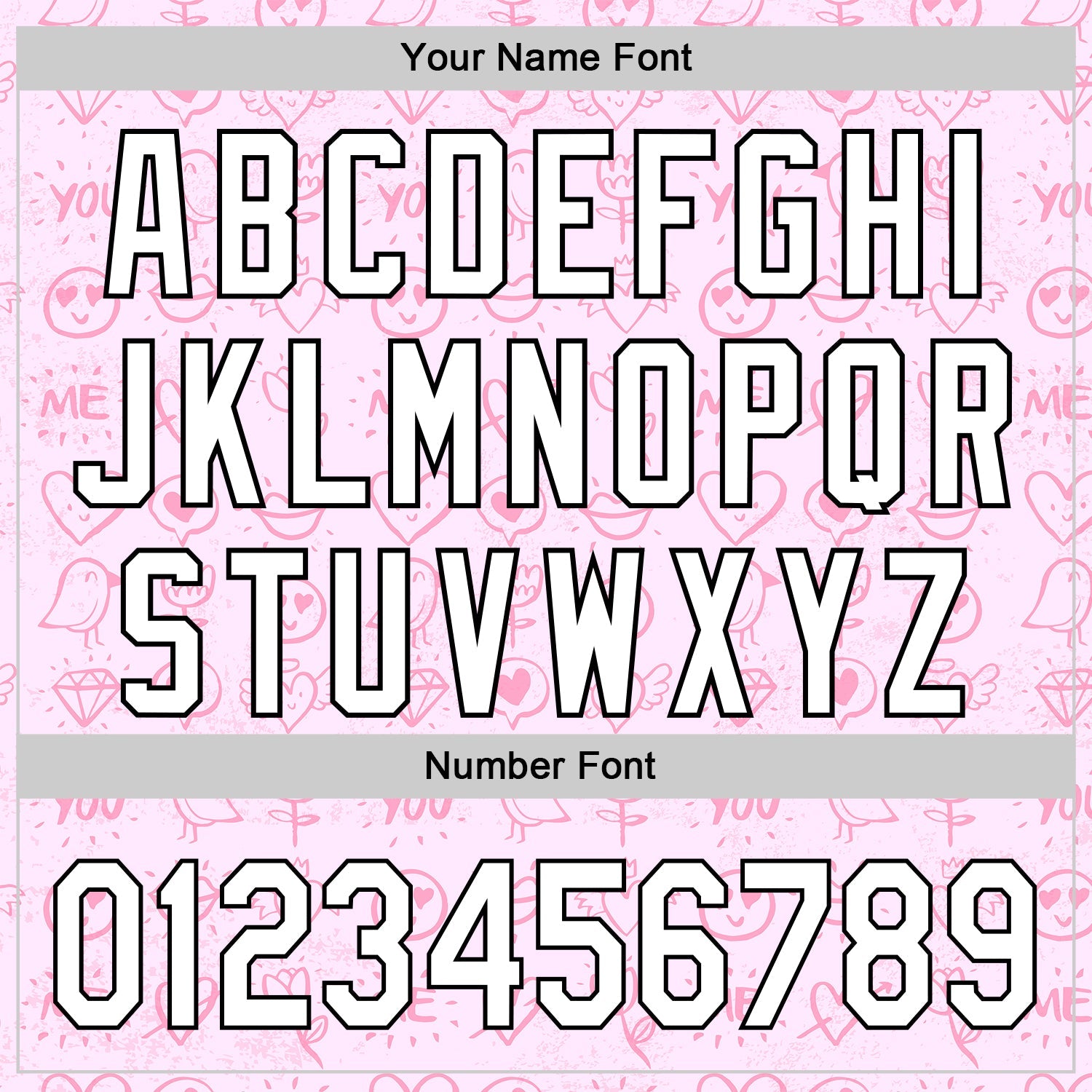 Custom Light Pink White-Black 3D Love Heart Valentine's Day Authentic Baseball Jersey view 5
