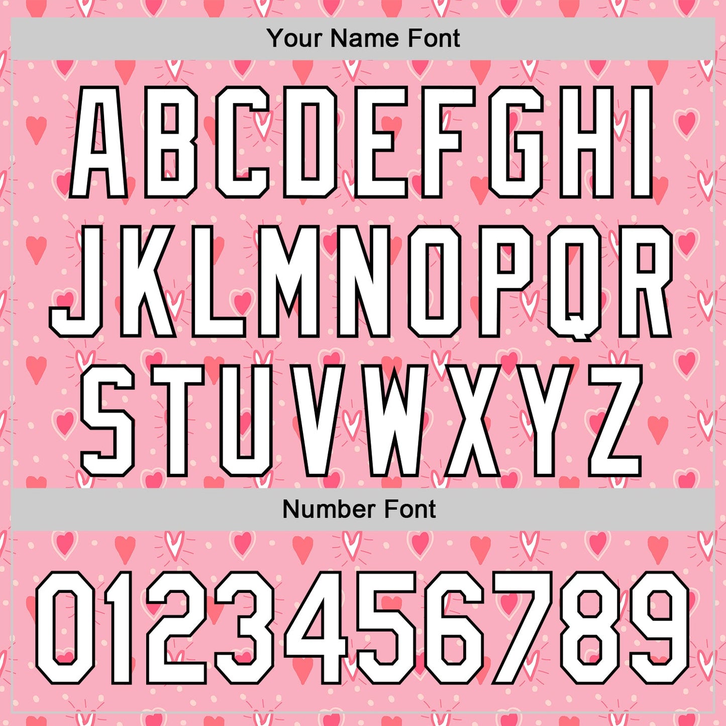Custom Light Pink White-Black 3D Love Heart Valentine's Day Authentic Baseball Jersey view 5