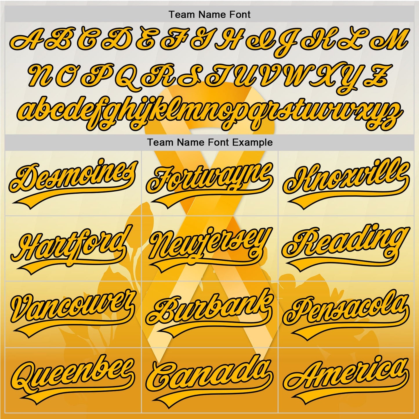 Custom White Gold-Black 3D Appendix Cancer Ribbon Authentic Baseball Jersey view 4