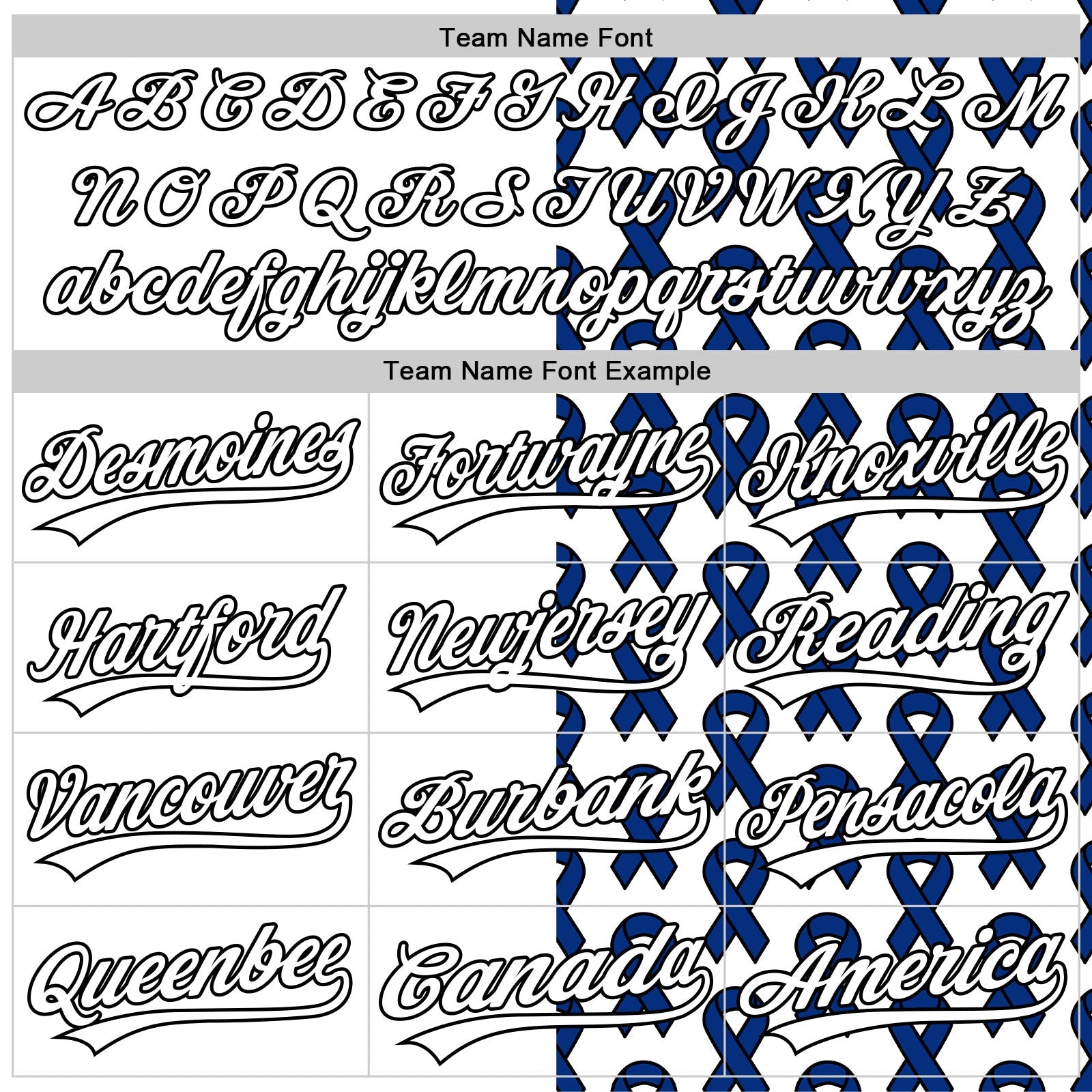 Custom White Black-Navy 3D Colorectal Cancer Ribbon Authentic Baseball Jersey view 4