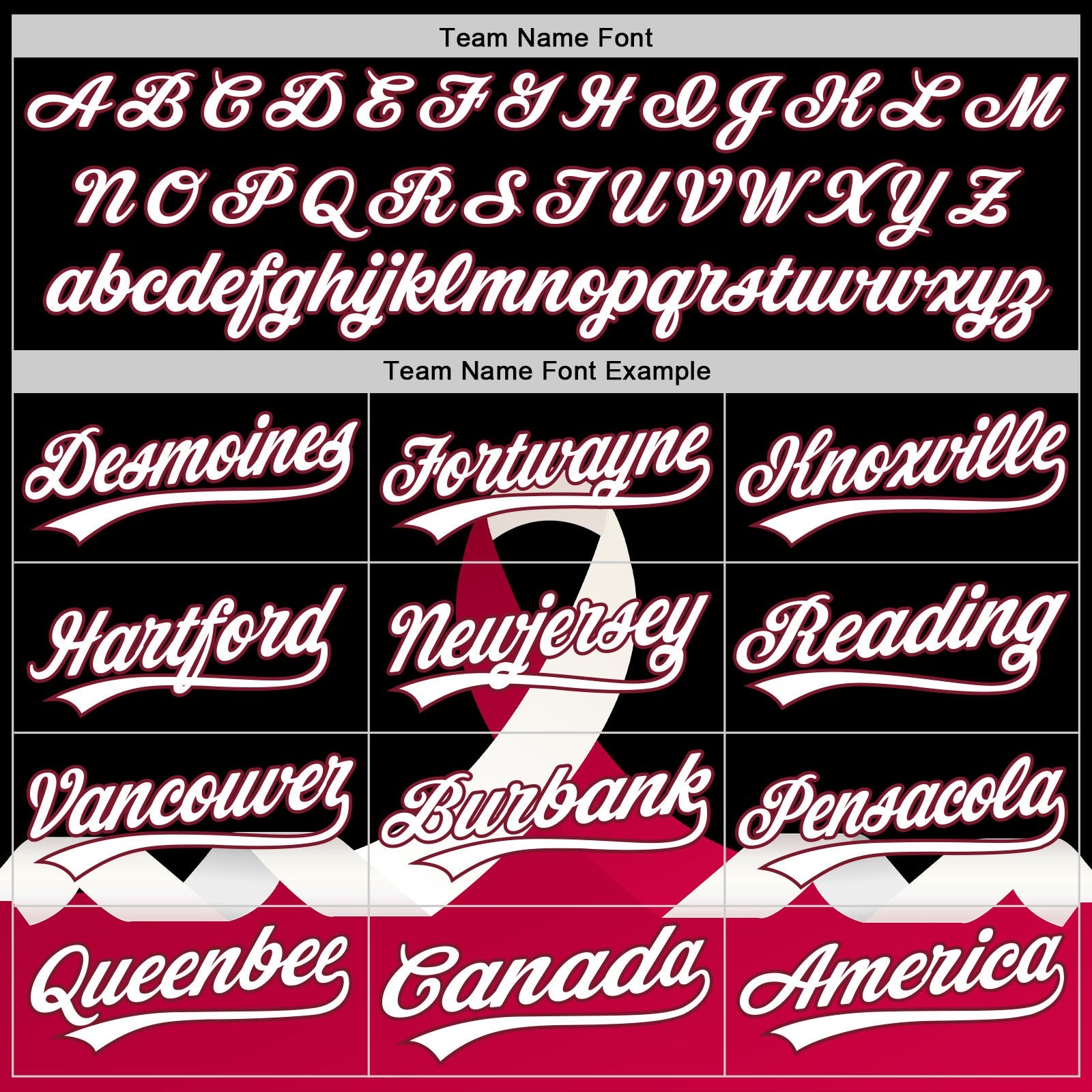 Custom Black White-Crimson 3D Head And Neck Cancer Ribbon Authentic Baseball Jersey view 4