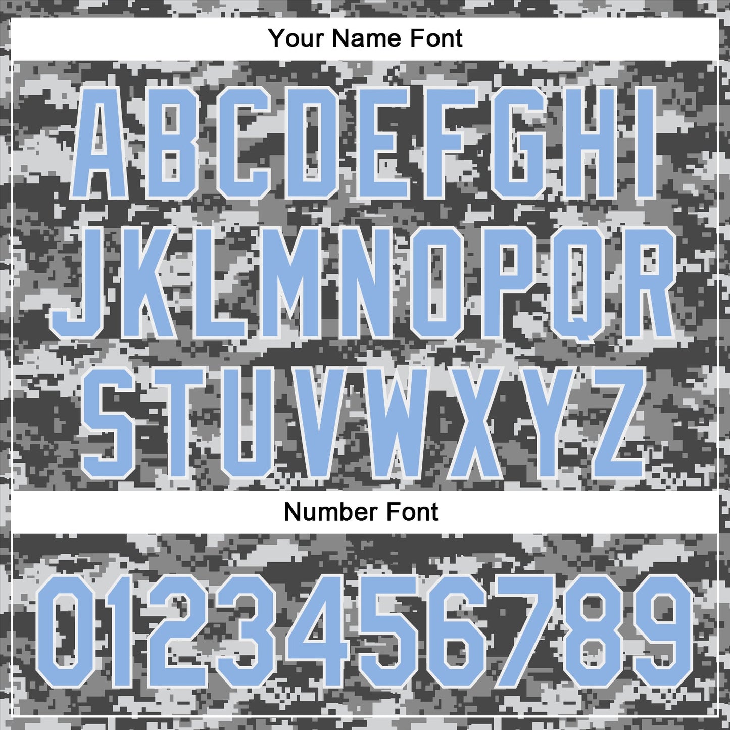Custom Camo Light Blue-White 3D Authentic Salute To Service Baseball Jersey view 5
