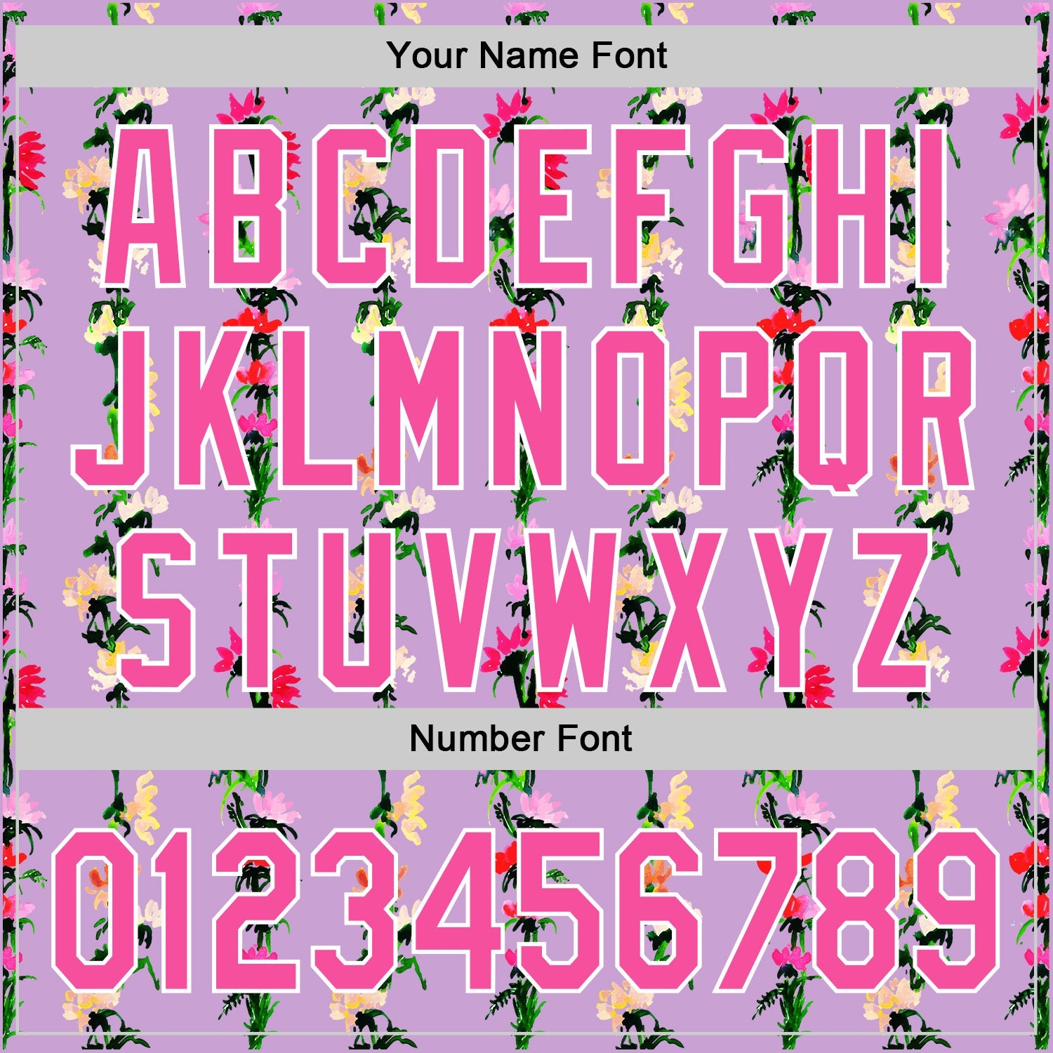 Custom Light Purple Pink-White 3D Tropical Hawaii Flower Authentic Baseball Jersey view 5
