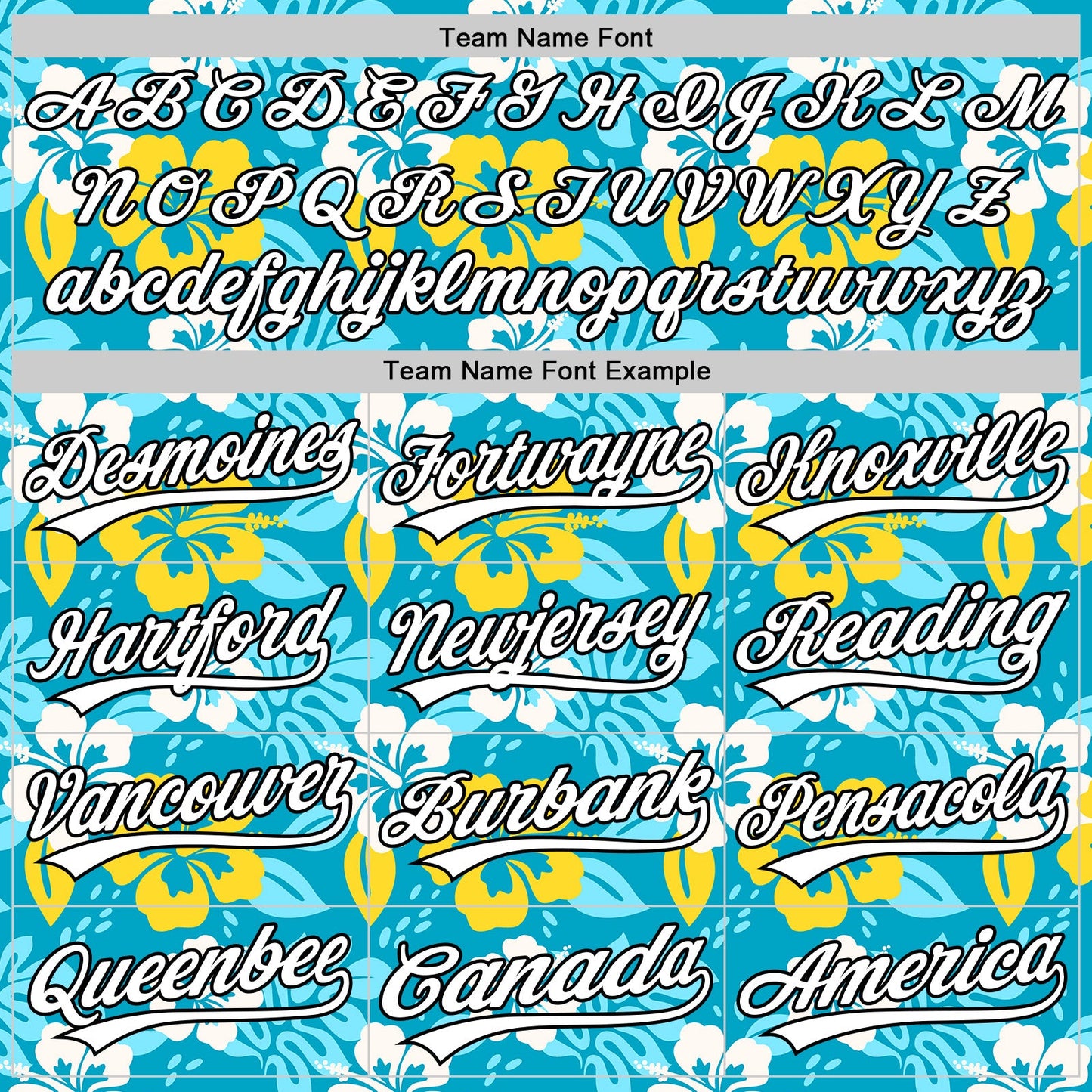 Custom Lakes Blue White-Black 3D Tropical Hawaii Jungle Leaves And Flower Authentic Baseball Jersey view 4