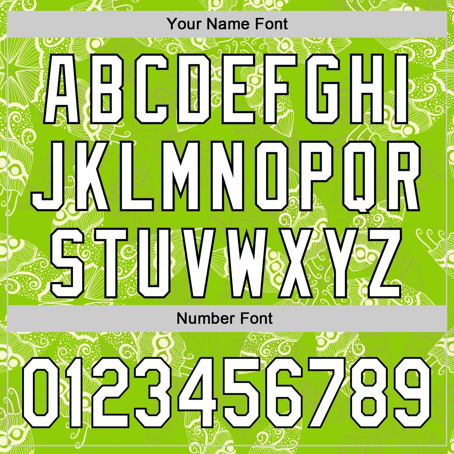 Custom Neon Green White-Black 3D Tropical Hawaii Jungle Plant Authentic Baseball Jersey view 5