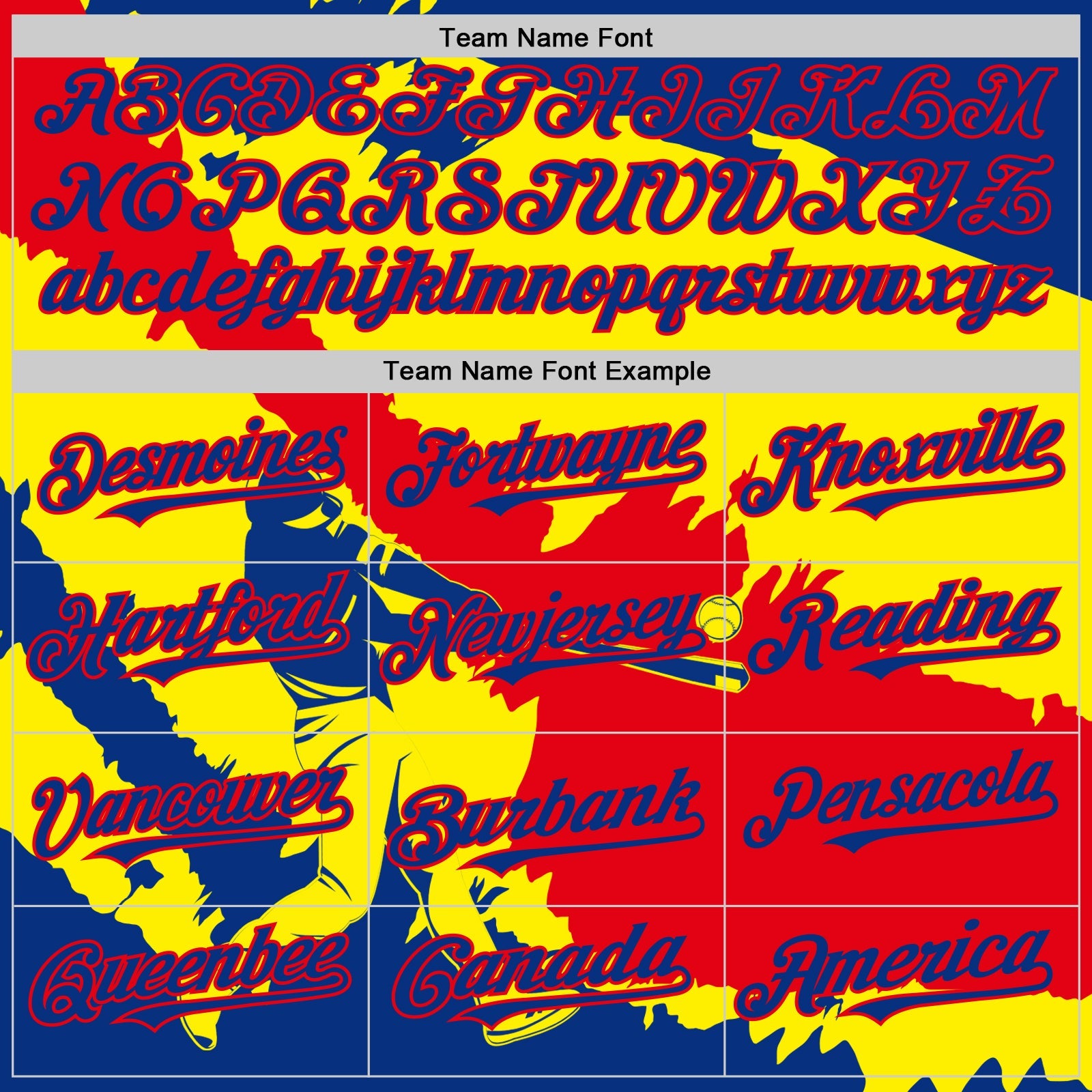 Custom Royal Fire Red-Light Yellow 3D Ecuador Ecuadorian Flag Authentic Baseball Jersey view 4