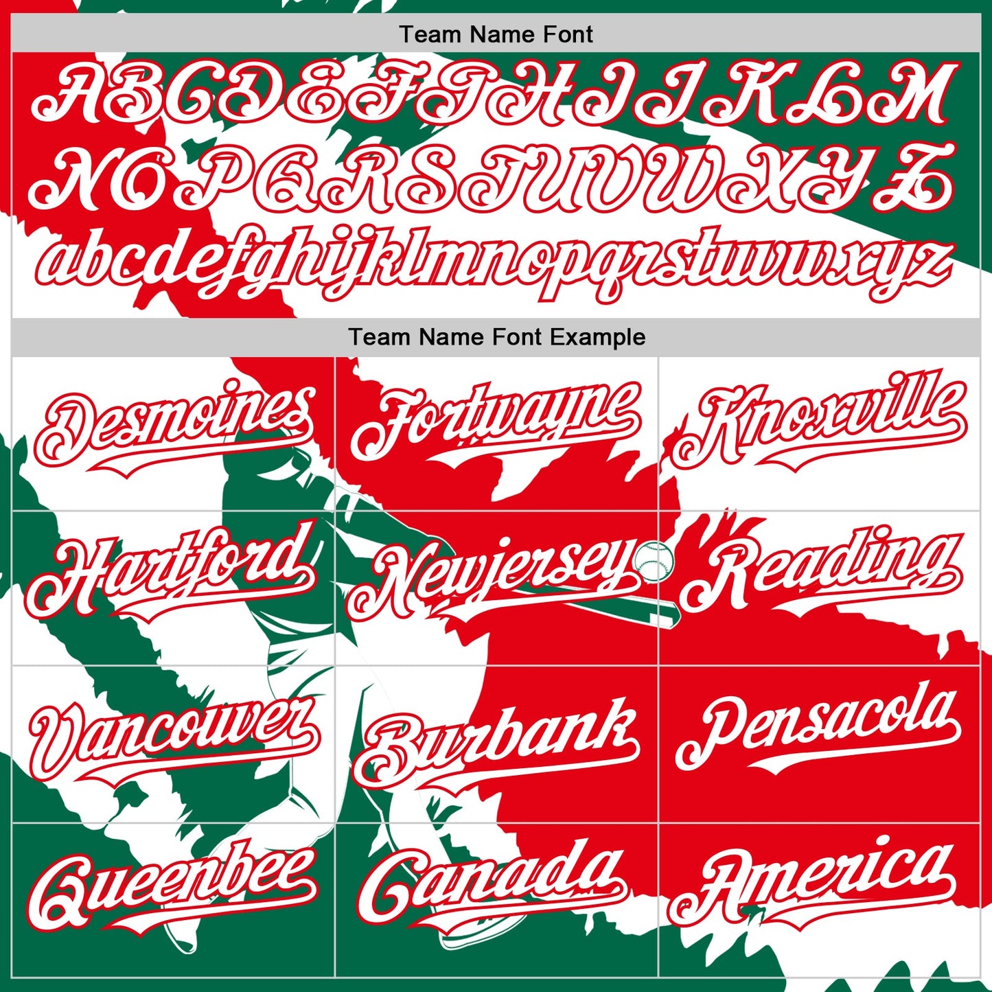 Custom Kelly Green White-Fire Red 3D Mexico Mexican Flag Authentic Baseball Jersey view 4