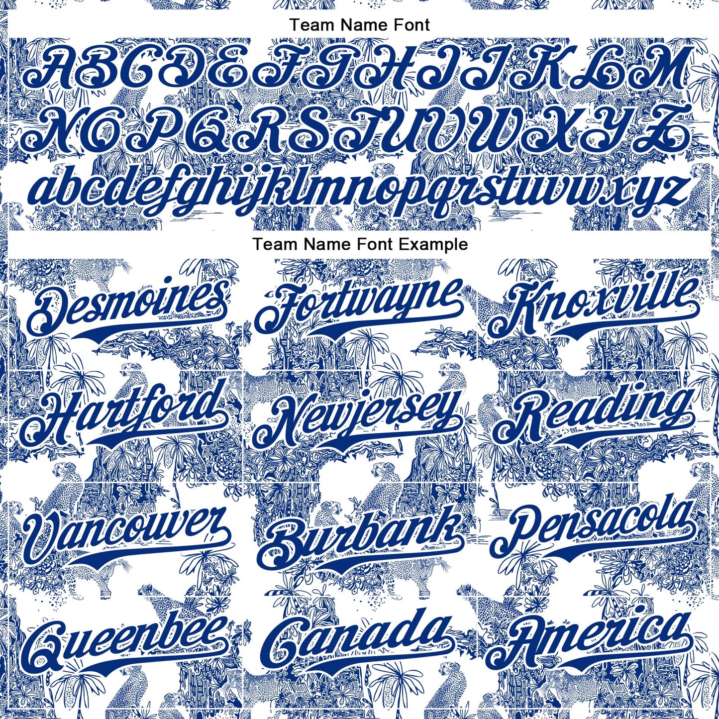 Custom White Royal 3D Hawaii Tropical Jungle Leopard Authentic Baseball Jersey view 4