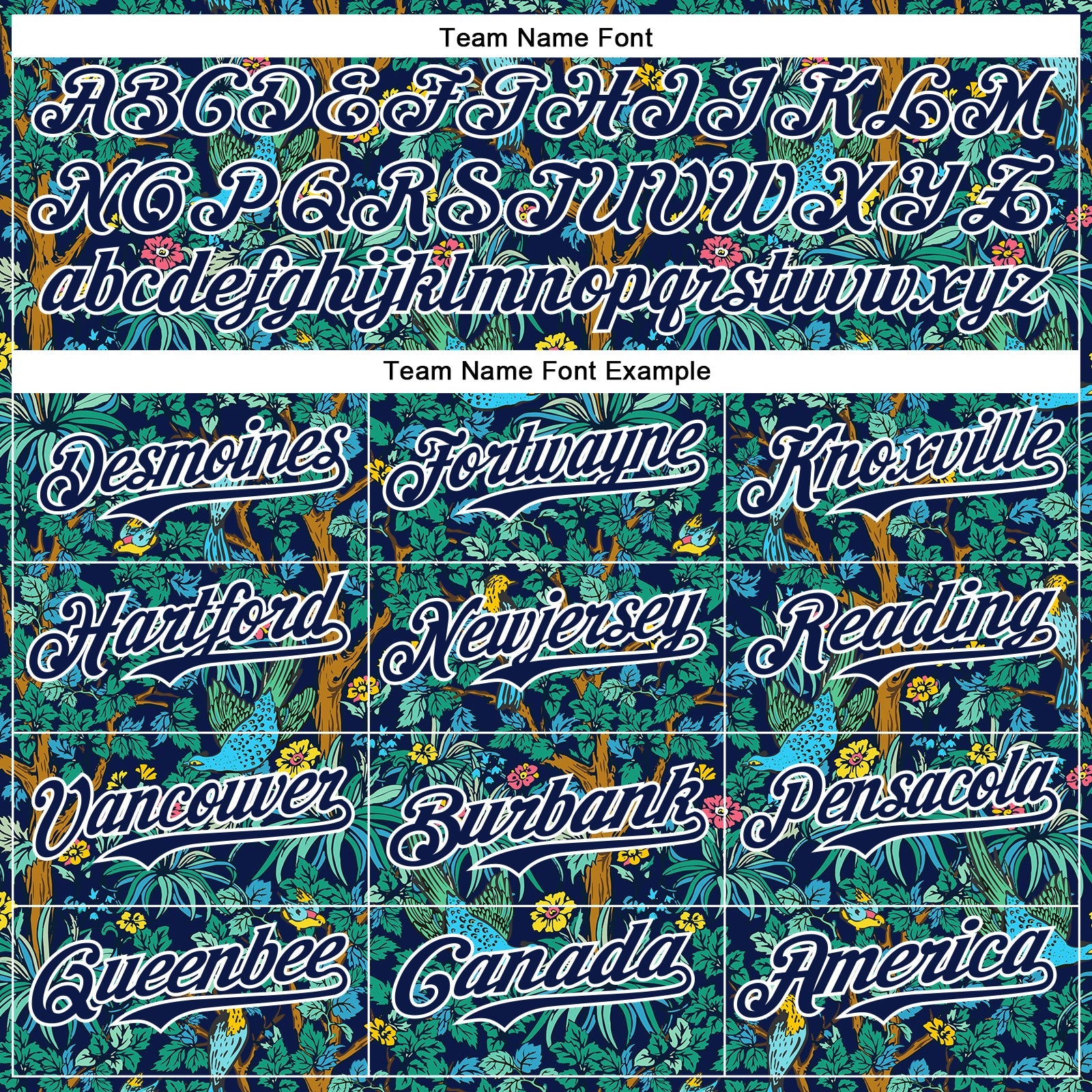 Custom Navy White 3D Hawaii Tropical Jungle Bird Authentic Baseball Jersey view 4