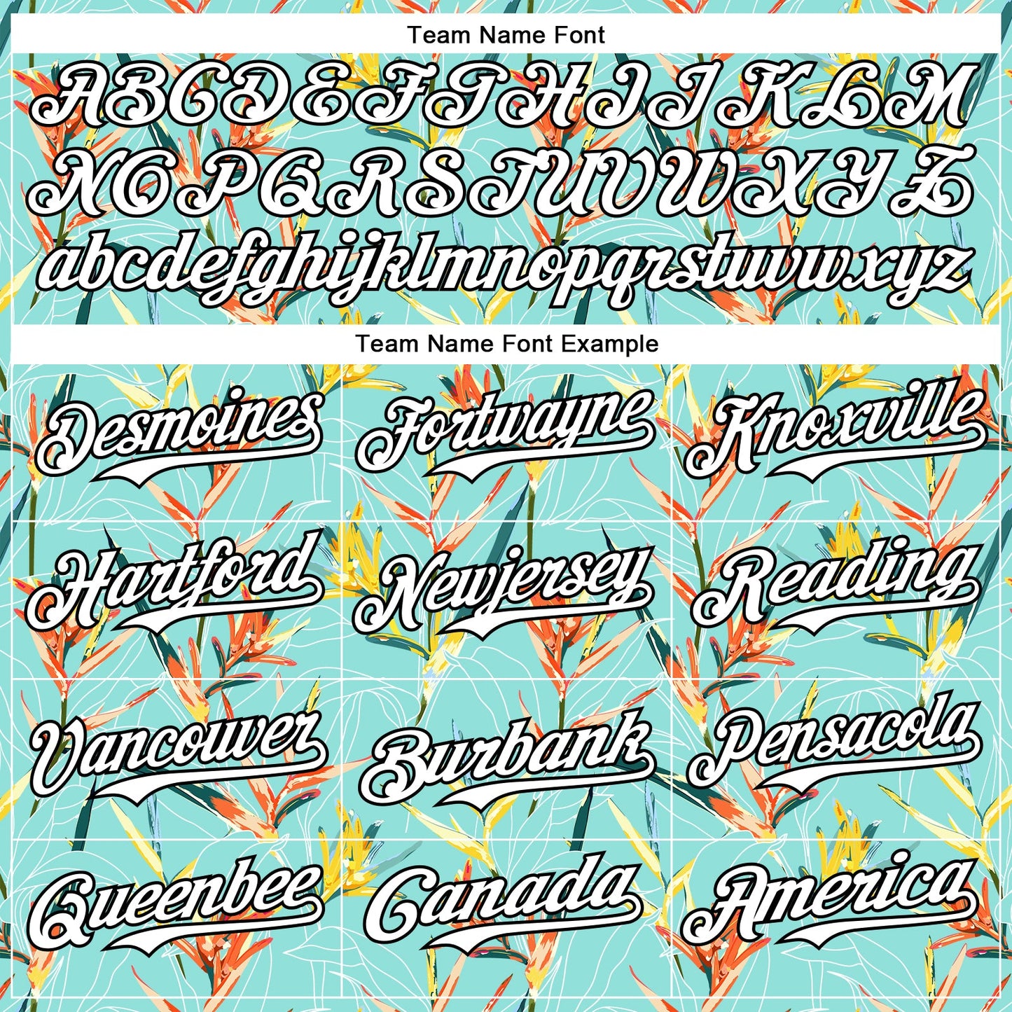 Custom Ice Blue White-Black 3D Hawaii Tropical Leaves Authentic Baseball Jersey view 4