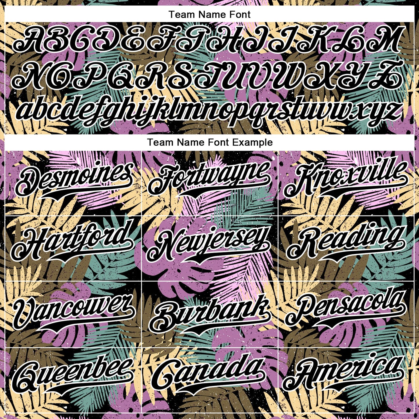 Custom Black White 3D Hawaii Tropical Palm Leaves Authentic Baseball Jersey view 4