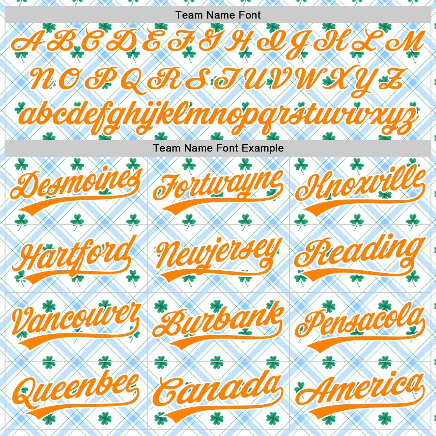 Custom White Bay Orange-Green 3D St. Patrick's Day Shamrock Authentic Baseball Jersey view 4