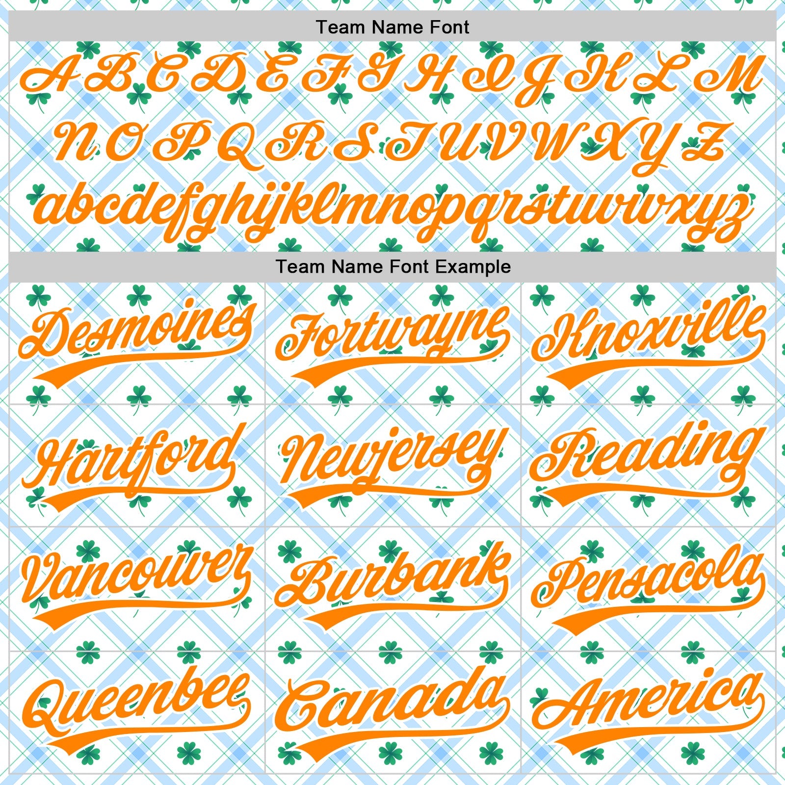 Custom White Bay Orange-Green 3D St. Patrick's Day Shamrock Authentic Baseball Jersey view 4