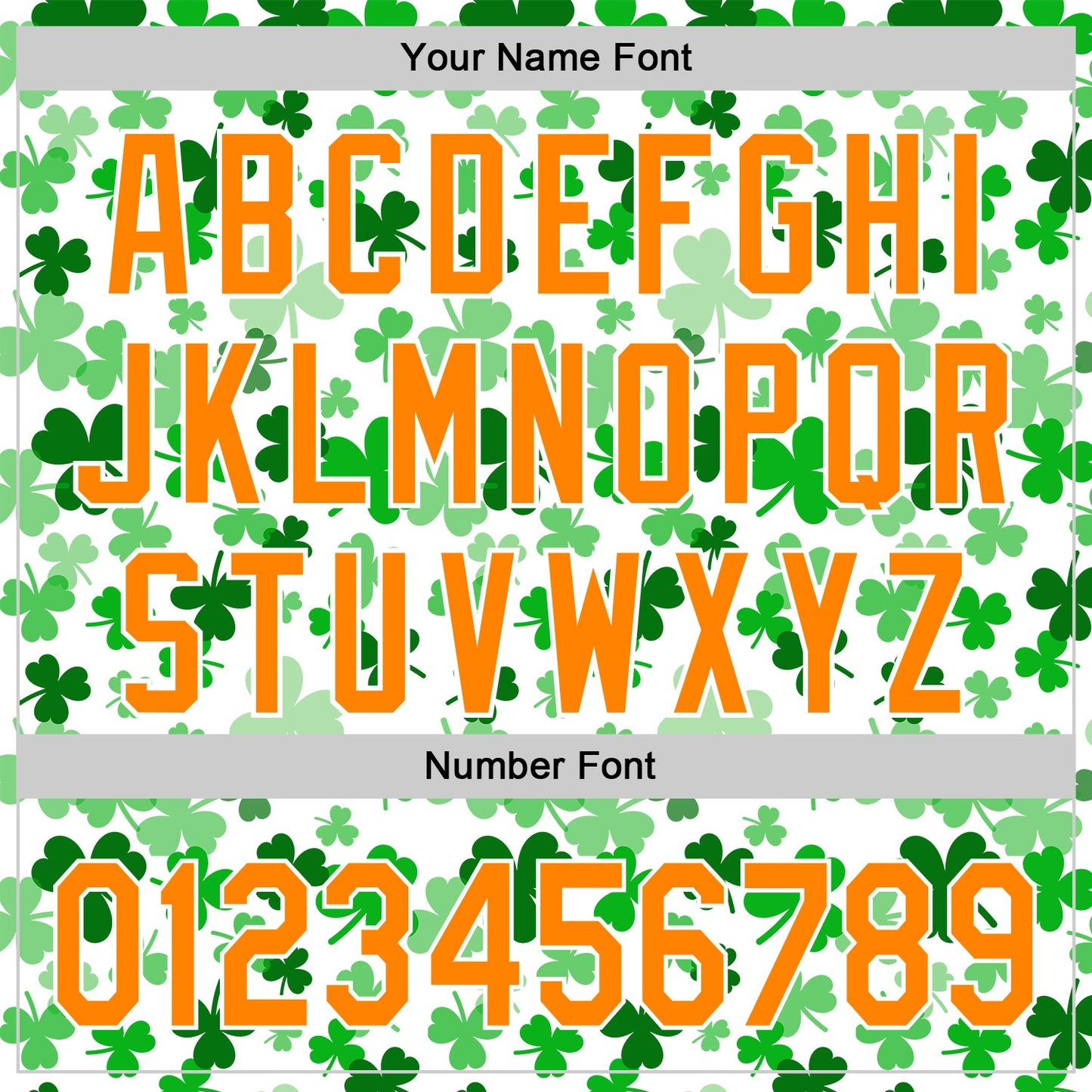 Custom White Bay Orange-Green 3D St. Patrick's Day Shamrock Authentic Baseball Jersey view 5