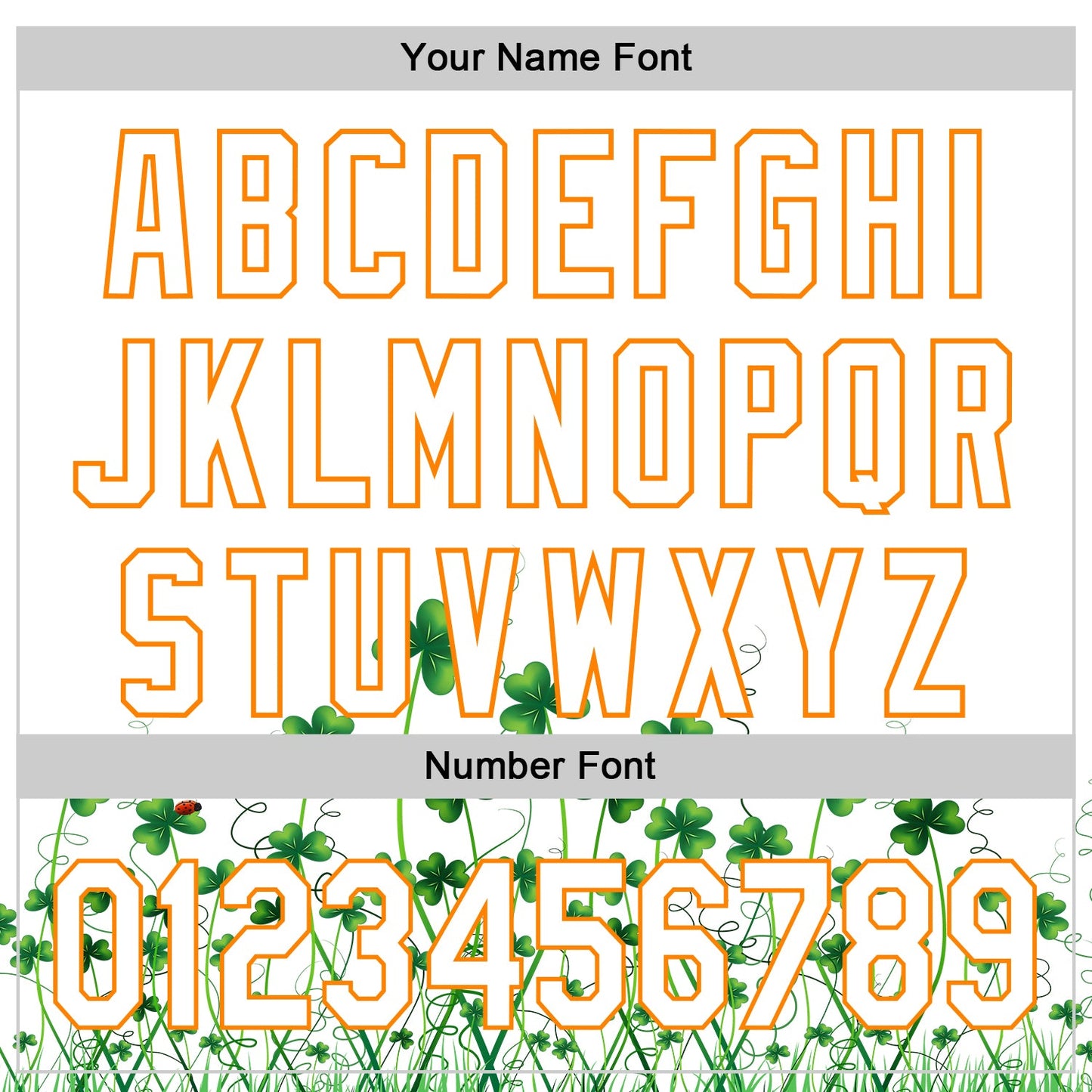 Custom White Bay Orange-Green 3D St. Patrick's Day Shamrock Authentic Baseball Jersey view 5