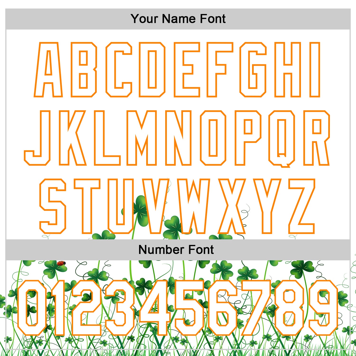 Custom White Bay Orange-Green 3D St. Patrick's Day Shamrock Authentic Baseball Jersey view 5