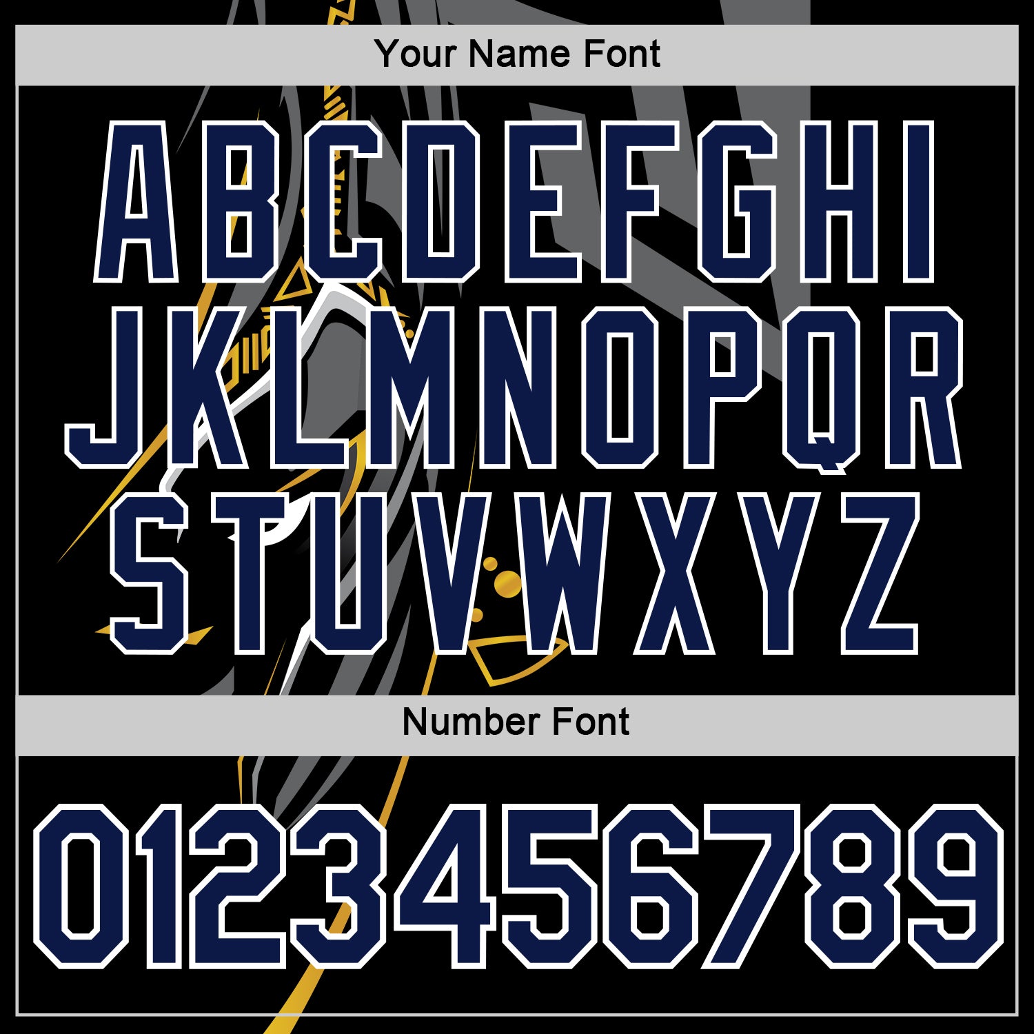 Custom Black Navy-White 3D Esports Performance T-Shirt view 4
