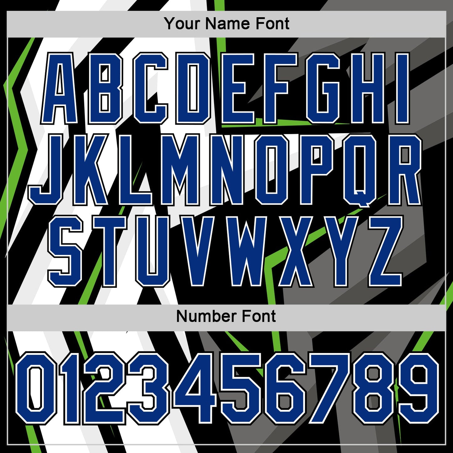 Custom Black Royal-White 3D Esports Performance T-Shirt view 4