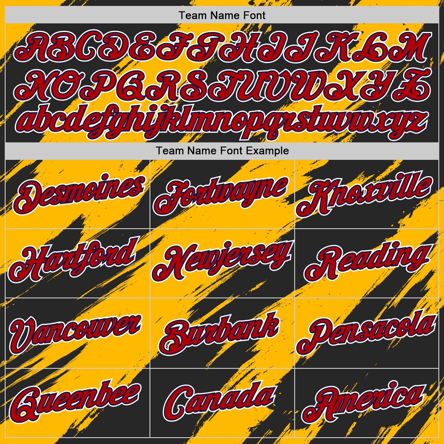 Custom Yellow Red Black-Navy 3D Esports Performance T-Shirt view 3