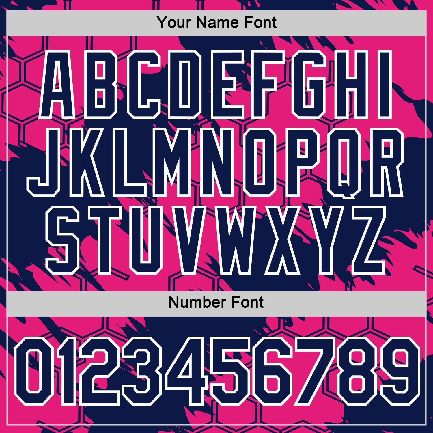 Custom Hot Pink Navy-White 3D Esports Performance T-Shirt view 4