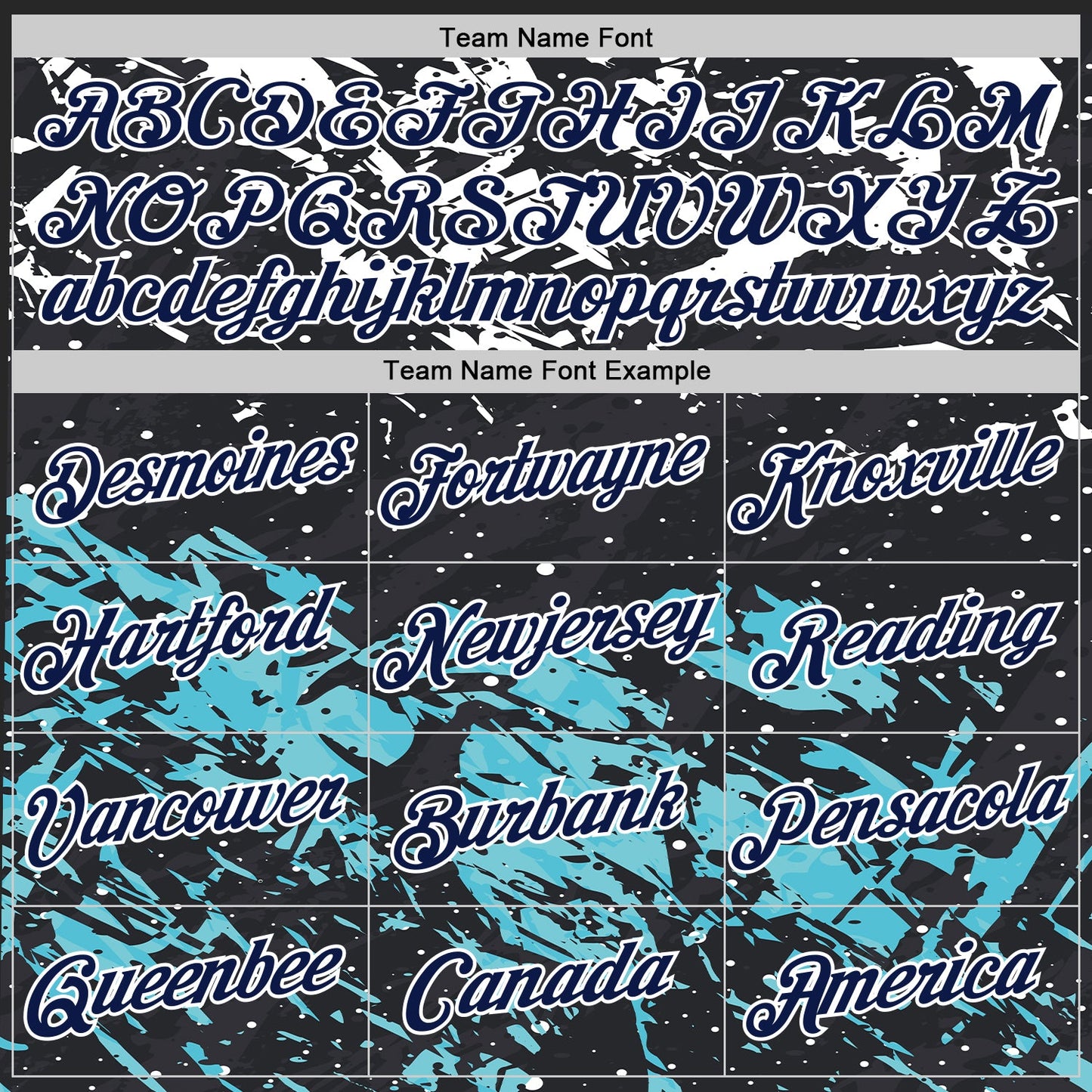 Custom Black Navy-Teal 3D Esports Performance T-Shirt view 3