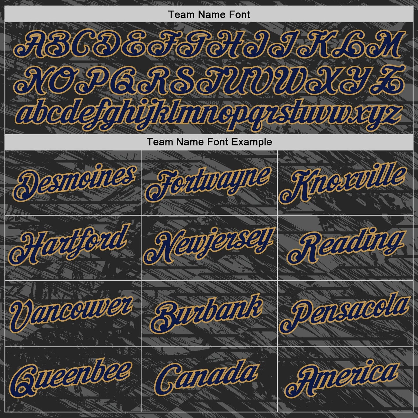 Custom Black Navy-Old Gold 3D Esports Performance T-Shirt view 3