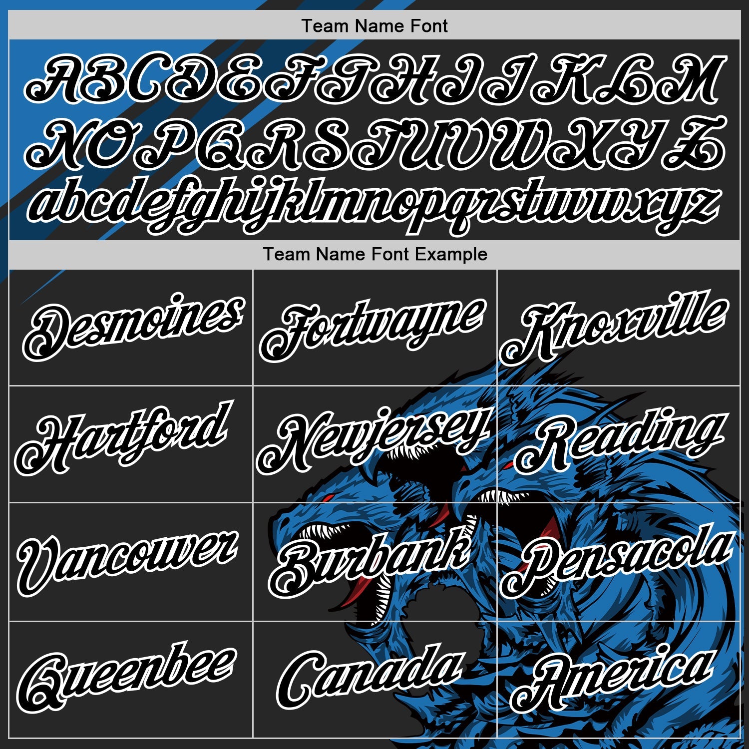 Custom Black Blue-White 3D Esports Performance T-Shirt view 3