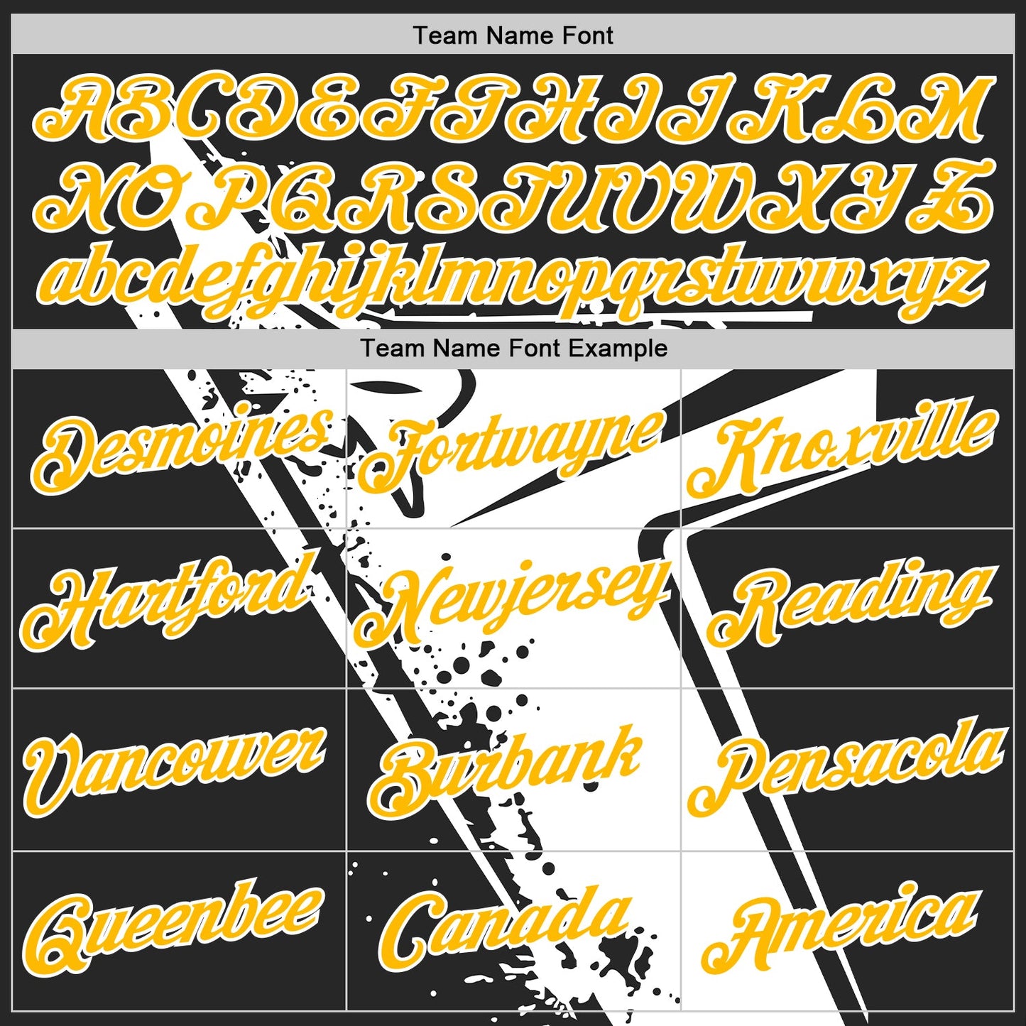 Custom Black Gold-White 3D Esports Performance T-Shirt view 3