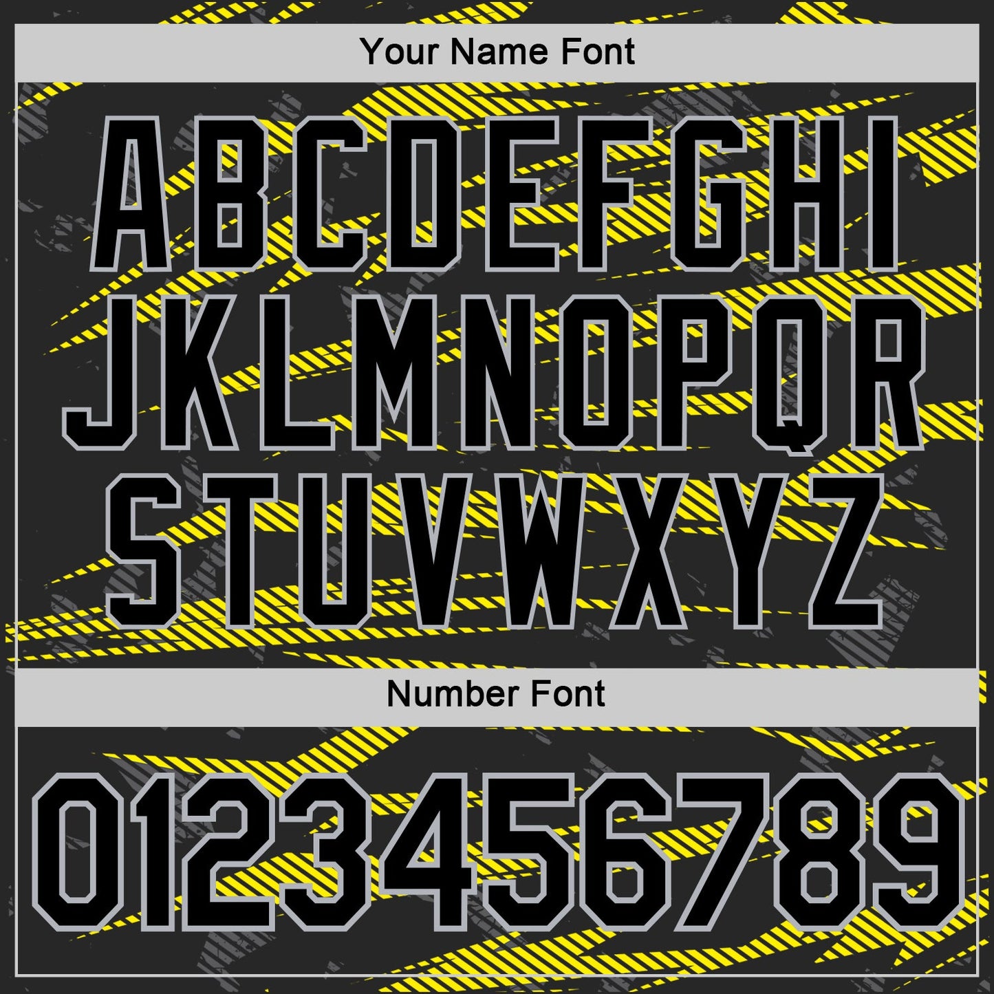 Custom Black Light Yellow-Light Gray 3D Esports Performance T-Shirt view 4