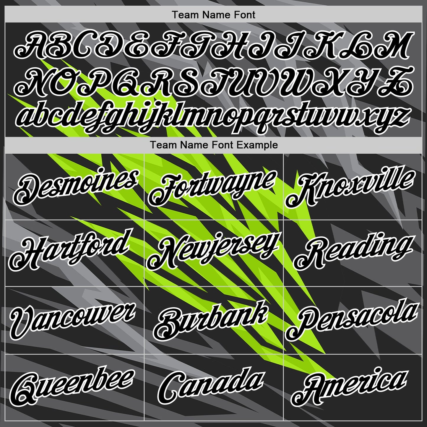 Custom Black Neon Green-Steel Gray 3D Esports Performance T-Shirt view 3