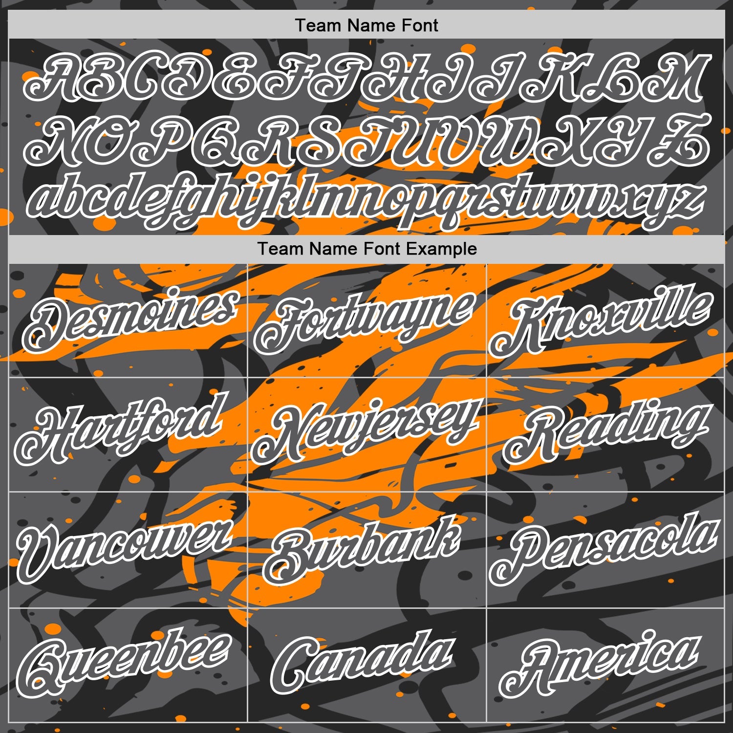 Custom Black Steel Gray-Bay Orange 3D Esports Performance T-Shirt view 3