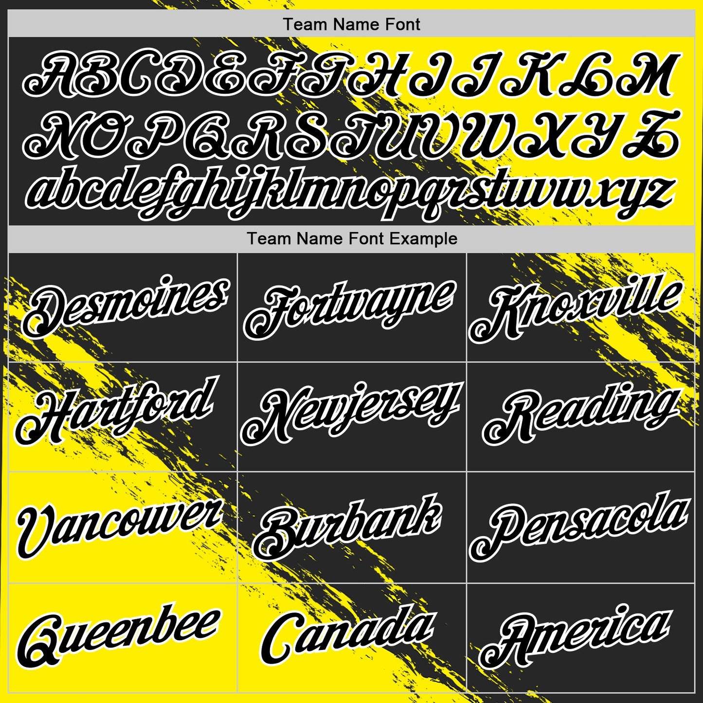 Custom Black Light Yellow-White 3D Esports Performance T-Shirt view 3
