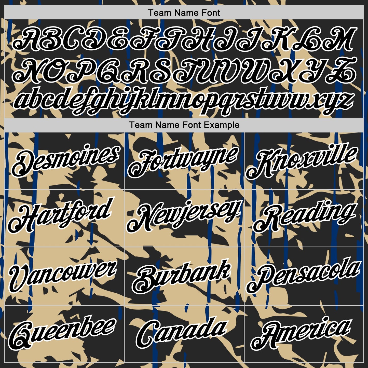 Custom Black Vegas Gold-US Navy Blue 3D Esports Performance T-Shirt view 3