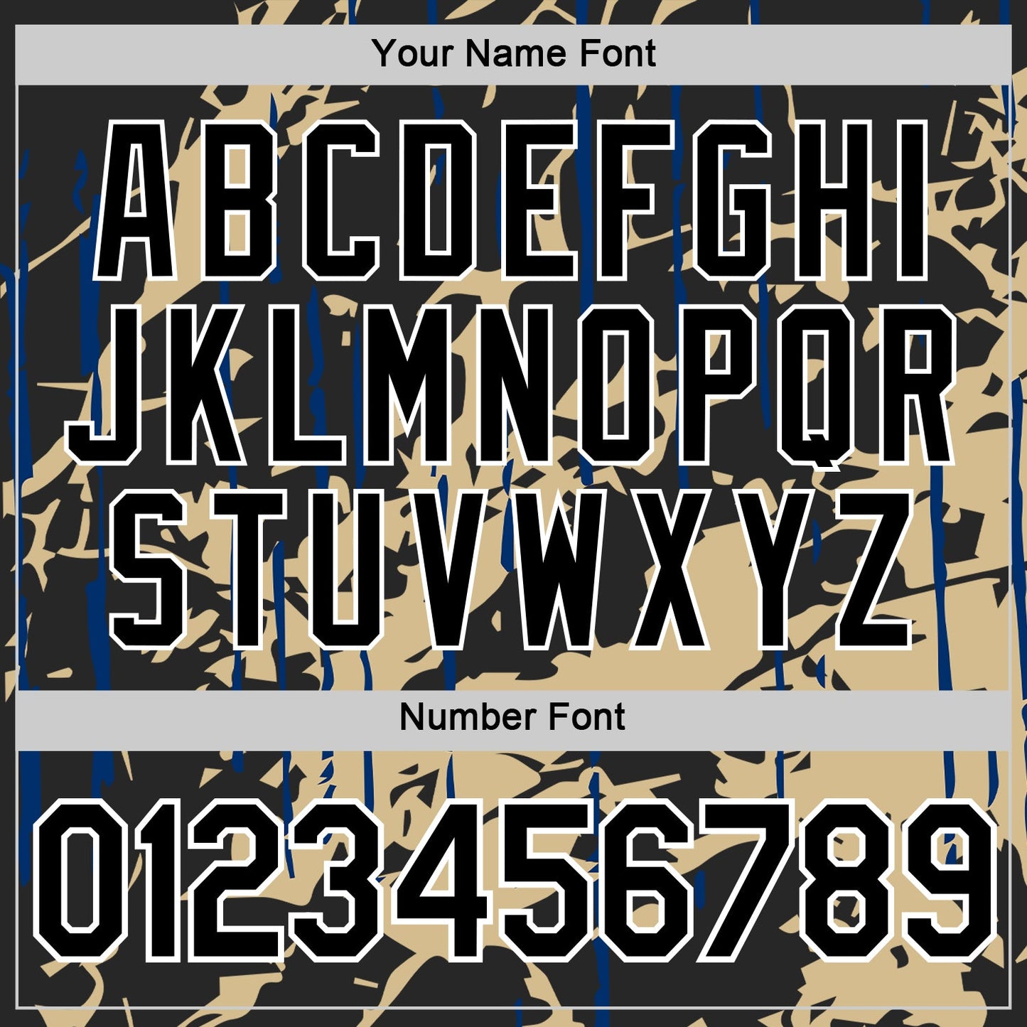 Custom Black Vegas Gold-US Navy Blue 3D Esports Performance T-Shirt view 4