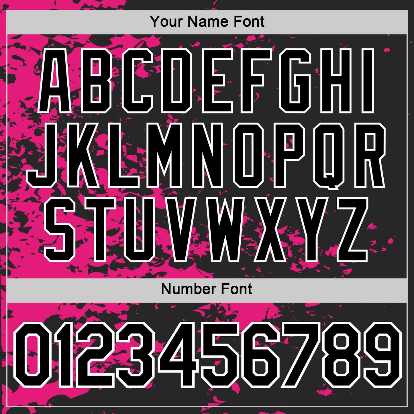 Custom Black Hot Pink-White 3D Esports Performance T-Shirt view 4