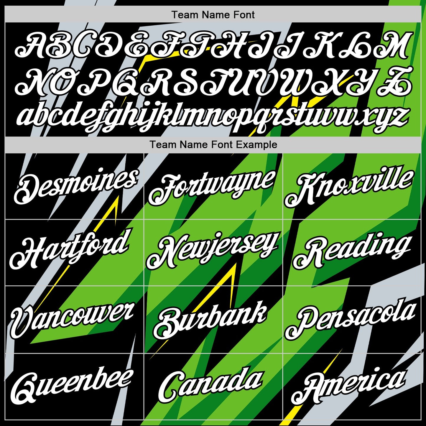 Custom Black Aurora Green Silver-Light Yellow 3D Esports Performance T-Shirt view 3
