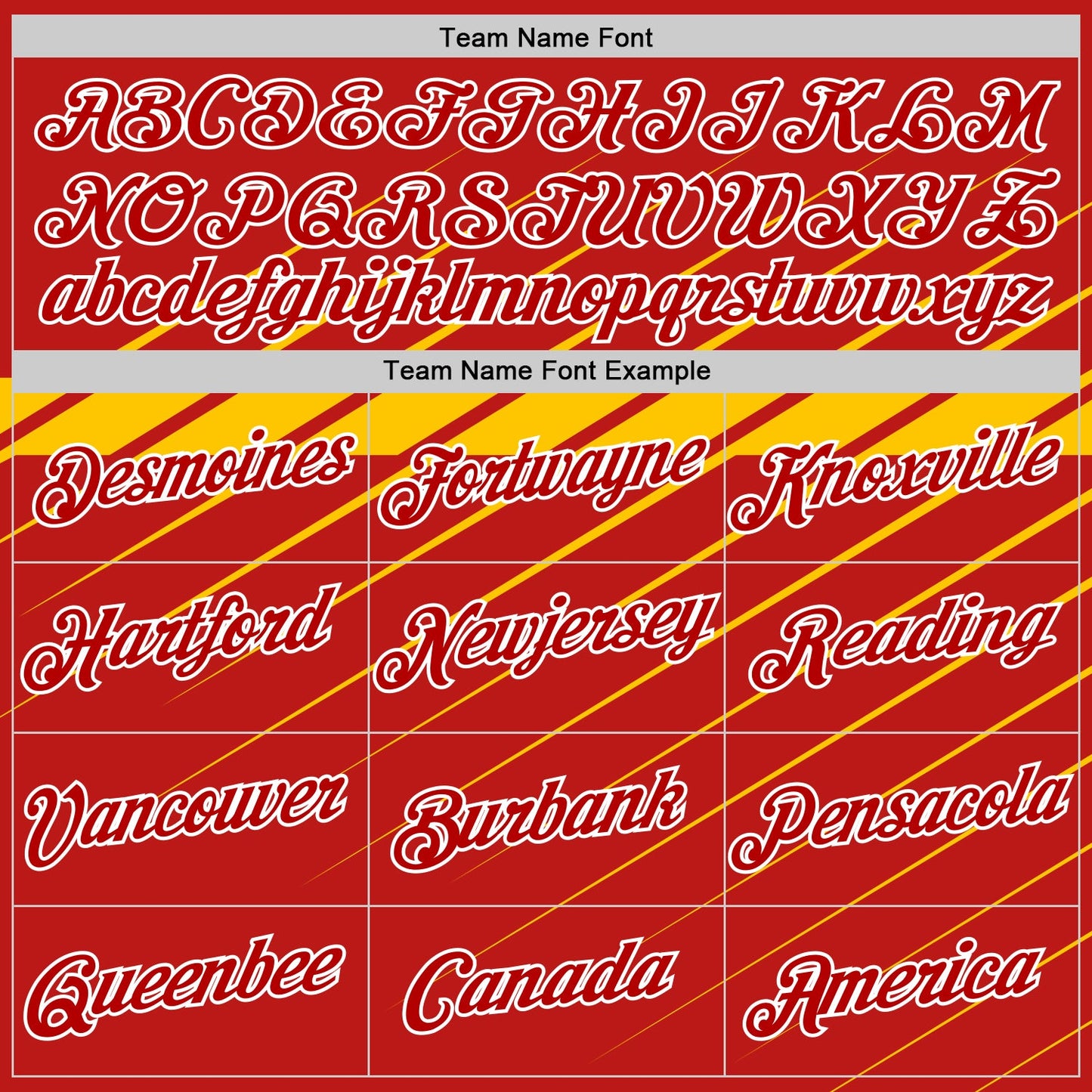 Custom Red Yellow-White 3D Esports Performance T-Shirt view 3