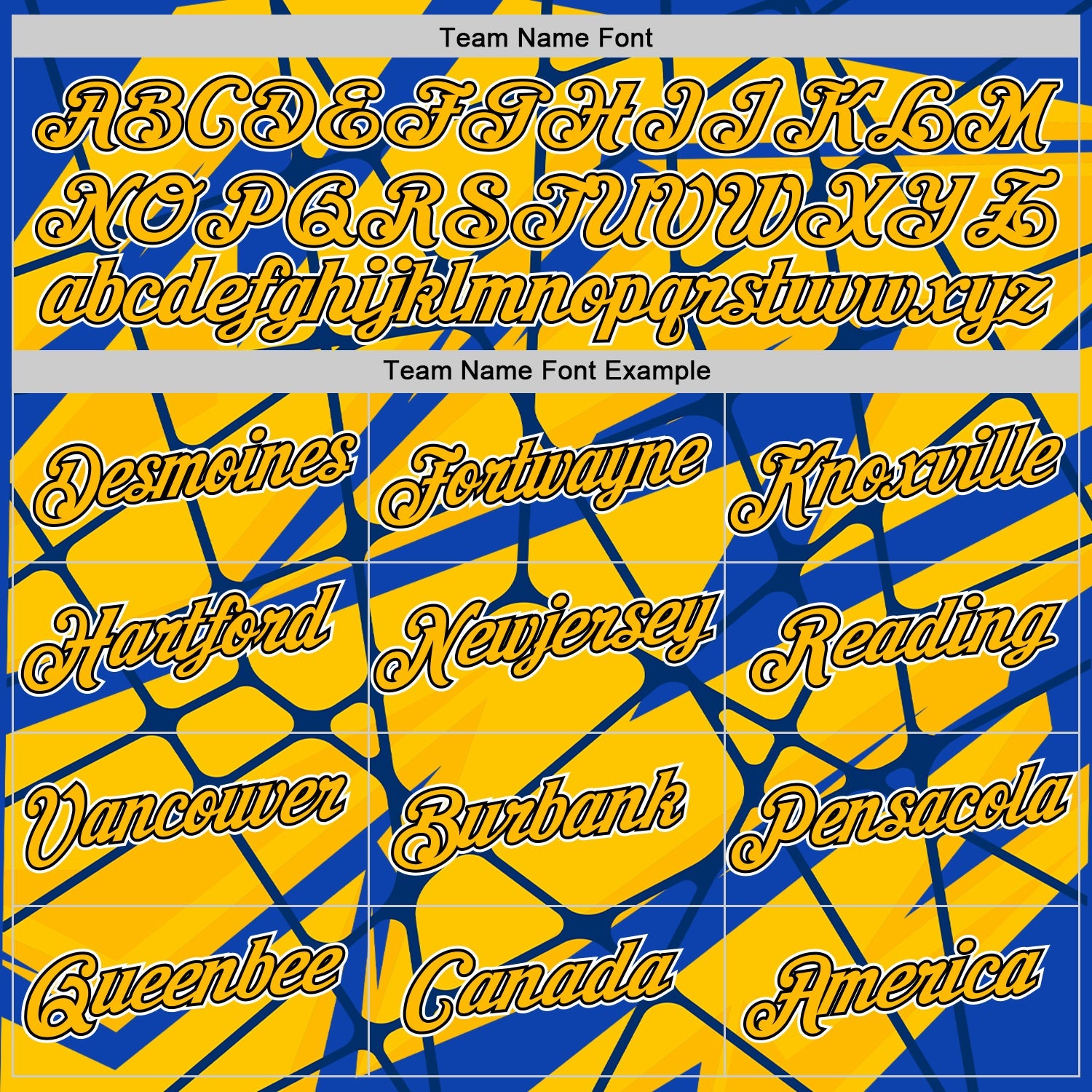 Custom Thunder Blue Gold-Black 3D Esports Performance T-Shirt view 3